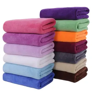 厂家直接OEM廉价定制超细纤维发巾沙龙美容水疗超细纤维手巾健身房
