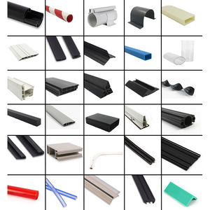 Profils en plastique D7038, moulage par extrusion PVC, formes personnalisées pour usage industriel - Product Image 1