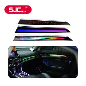 SJC 64 couleurs d'éclairage ambiant adaptées à la <span class=keywords><strong>Honda</strong></span> Accord 10ème génération 2018-2022, éclairage LED dynamique pour voiture, mise à niveau de la décoration intérieure - Product Image 1