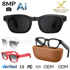 Nuevas Gafas Inteligentes L2 con IA, Cámara de 8MP, Grabación de Video 1080P EIS, Transferencia WiFi, Traducción por IA, Música BT, Micrófono Dual, Estuche de Carga - Product Image 1