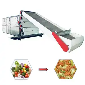 High capacity Industrial multi layer continuous conveyor Mesh belt dryer for Vegetable leaf alfalfa drying machine