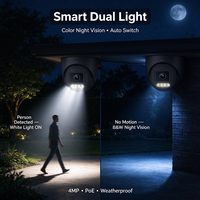 Kamera Dome Keamanan POE Dakang AI Dual Light 4MP Auto Focus 5X Zoom, Penglihatan Malam, Deteksi Gerakan, Sensor CMOS, Garansi 1 Tahun