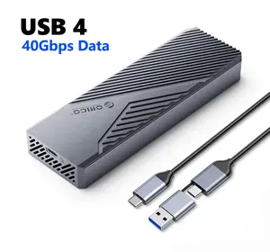 Boîtier SSD ORICO USB 4 40Gbps M.2 NVMe avec ventilateur de refroidissement, compatible avec boîtier Thunderbolt 3/4 M.2 haute vitesse 40Gbps