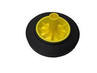 Roue pivotante en caoutchouc massif en mousse PU, anti-crevaison, de 8,6 pouces, capacité 100 kg, pour poubelle