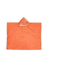Poncho de pluie d'urgence en feuille de PE, portable, pour camping en plein air, alpinisme, couverture de survie thermique, protection contre la pluie abondante et l'hypothermie