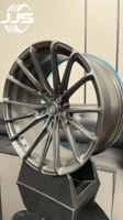 JJS CUSTOM 1 pièce Roues forgées à rayons multiples 5x114.3 5x120 5x112 Roues 17 18 19 20 21 24 26 22 Pouces Jantes pour bmw Tesla Maserati