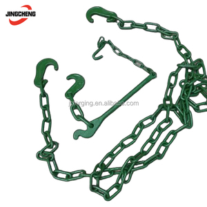 Chaîne de fixation de conteneurs en acier G80 de 11 mm, 13 mm, 16 mm, chaîne de fixation de cargaison, chaîne de fixation de bateau - Product Image 1