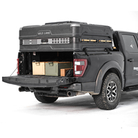 Tente de toit intelligente et automatique à levage électrique, télécommandée, double couche Oxford, système de camping quatre saisons pour pick-up et overlanding F150