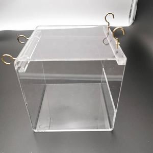 Mangeoire automatique pour perruches, cage anti-déversement, mangeoire en acrylique pour animaux de compagnie - Product Image 2