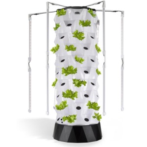 Vertical <strong>Pineapple</strong> Aeroponic Hydroponic Grow Vertical Tower with Grow <strong>Lights</strong> Two Linear Led Grow <strong>Lights</strong> for Hydroponic Tower - Product Image 1