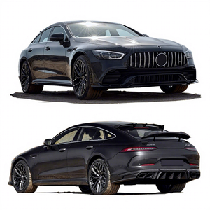 Kit carrosserie LD en fibre de carbone pour Mercedes <span class=keywords><strong>AMG</strong></span> <span class=keywords><strong>GT</strong></span> 50 53 <span class=keywords><strong>43</strong></span> couteau à vent avant lèvre arrière jupe latérale spoiler top wing - Product Image 1