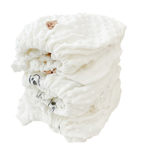 Drap de lit pour bébé en velours, anti-statique, 1,0 m, motif de dessin animé, housse de literie pour nouveau-né - Product Image 3