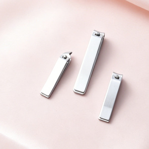 Suministro directo de fábrica de cortaúñas de acero inoxidable de alta gama, juegos de cortaúñas con filo inclinado y plano, cuidado de uñas al por mayor - Product Image 1