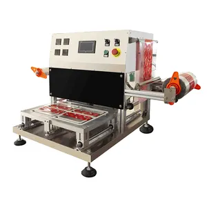 Model Factory Direct Sale Automatic Continuous Vacuum Sealing Machine With Nitrogen Gas Filling Flush Sealing Machine