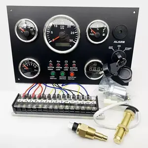 Marine Vessels Instrument Gauge Set Engine Control Panel