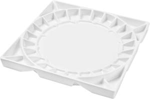 MEEDEN Palette de peinture aquarelle en céramique de 12 à 3/5 pouces Grand artiste de studio Palette de peinture aquarelle en porcelaine pour aquarelle - Product Image 2