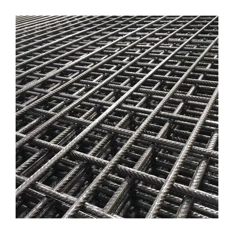 Công nghiệp 2x2 Bảng điều chỉnh hàng rào bê tông Thảm mạ kẽm cốt thép thanh mat gia cố 10x10 gia cố lưới thép hàn