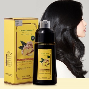 แชมพูย้อมผมขิงดำ 500 มล. ย้อมผมขาวเป็นดำเร็ว 2 in 1 แชมพูย้อมสีผม - Product Image 4