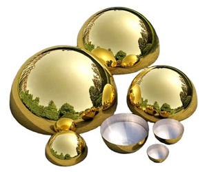 Esfera de Acero Inoxidable SS304 de 600 mm, Dorada, Semihueca, de <span class=keywords><strong>24</strong></span> Pulgadas, con Pared de 2 mm de Grosor, Hemisferios, Esfera de Acero Dorada de 600 mm - Product Image 6