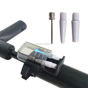 Yonk alluminio nero <span class=keywords><strong>pompa</strong></span> a mano <span class=keywords><strong>per</strong></span> <span class=keywords><strong>gommone</strong></span> ruote palle moto alla deriva surf - Product Image 5