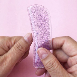 Customized Color Curved Manicure Pedicure Nails Tool to Emery Boards Etched Glass Nail File