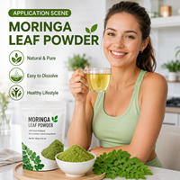 100% Bubuk Ekstrak Daun Moringa Alami Premium Kelas Makanan yang Diekstraksi dengan Pelarut untuk Nutrisi Harian dalam Jumlah Besar