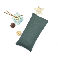 Tampon chauffant réutilisable pour soulager la douleur, compresse verte unie, chaude et froide, micro-ondable, bloc chauffant pour le corps, dure longtemps, chauffant, 1 pièce