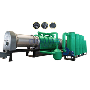 Horno Carbonizador Continuo para Producción de Biocarbón, Alto Rendimiento de Carbón Vegetal, Máquina de Pirólisis para Residuos Forestales y Cáscaras de Arroz - Product Image 1