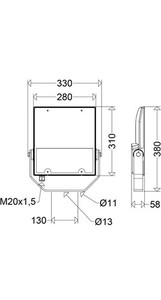 Plc <strong>Schuch</strong> Foco 7600 L100a Vario Led Headlight, 16/70w, 2740/11170lm, for Warranty Product - Product Image 2