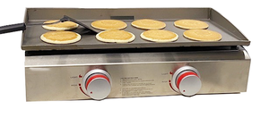 Plaque de barbecue portable de 17 pouces pour l'extérieur Grille de table alimentée en acier Combo Plancha à un brûleur <span class=keywords><strong>BBQ</strong></span> extérieur portable au propane - Product Image 5