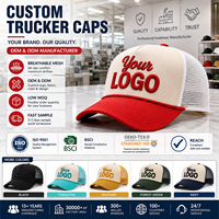 Gorra Trucker de Verano, Nueva Moda, con Logotipo Bordado en 3D, para Entrenamiento