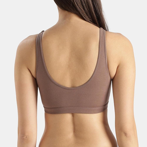 Nouveau soutien-gorge de sport tendance pour femme, haute qualité, personnalisé, simple à l'avant, maintien élevé, respirant, séchage rapide, Spandex/Nylon - Product Image 5