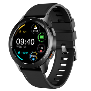 Reloj inteligente FW05 de estilo deportivo <span class=keywords><strong>2022</strong></span>, rastreador de actividad física NFC con BT, llamadas de música y lectura de temperatura, Reloj de acero compatible con Android - Product Image 1