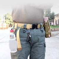 Ceinture tactique à dégagement rapide pour la sécurité, la formation en extérieur, ceinture utilitaire en nylon, sac multifonctionnel, ceintures tactiques
