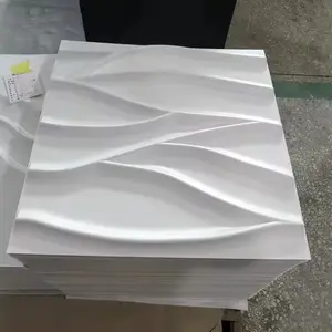 Manufacturer direct 3D wallpaper decorative PVC wall sticker peel and stick 3d plastic wall panels 3d wall panel