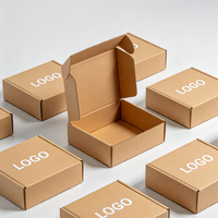 Boîte à vêtements en kraft écologique personnalisée, imperméable, recyclable, en carton ondulé, emballage pour vêtements, production en 72h