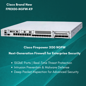 Nuevo FPR3130-NGFW-K9 Firepower 3130, Firewall de Última Generación, Dispositivo de Seguridad de Red Empresarial, 38 Gbps, en Stock - Product Image 1