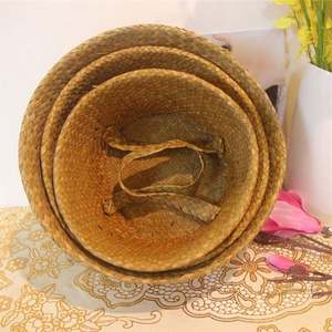 Panier avec sangles à porter sur l'épaule, sac à linge pliable en tissu, organisateurs et rangements en osier, rotin fait main, pliable - Product Image 3