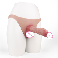 Harnais de pénis masculin ORALSX Harnais d'amélioration de pénis en silicone pour agrandissement de pénis Préservatif épais Pénis Sleeve Pantalon en silicone
