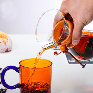 Café Brew <span class=keywords><strong>Chemex</strong></span> vidrio café goteo collar de madera alto borosilicato <span class=keywords><strong>Chemex</strong></span> vidrio verter sobre olla para hacer café - Product Image 2