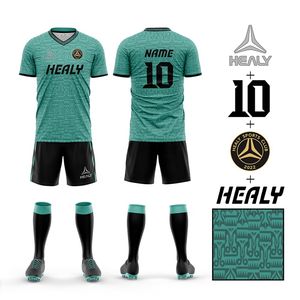 Maillot de football personnalisé 2023-2024 Kits de football Ensemble complet Kit de football pour hommes Ensembles d'uniformes de football personnalisés - Product Image 2