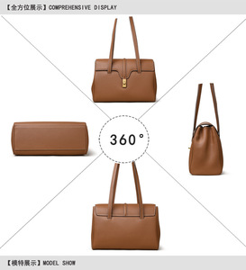 New High Quality Women Messenger Bags for Women Genuine Leather Handbags Crossbody Bags Ladies Shoulder Bags <b>Tote</b> Top-handle - Product Image 3