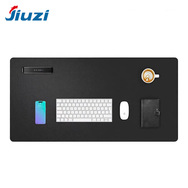 High Quality Non-Slip Waterproof Scratch Proof PU Leather Protector Writing Office Home Laptop Blotter Black Desk Pad Mouse Pad