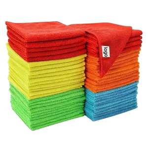 FF1534 11.8 "X11.8" रसोई शोषक Microfiber तौलिये सफाई चीर पुन: प्रयोज्य धो सकते हैं शोषक Microfiber साफ कपड़े