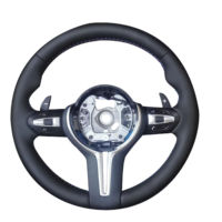 Volant sport en cuir chauffant à vibrations en fibre de carbone M Sport pour BMW, vente en gros F10 F11 F20 F21 F22 F30 F31 F32 F36 F80
