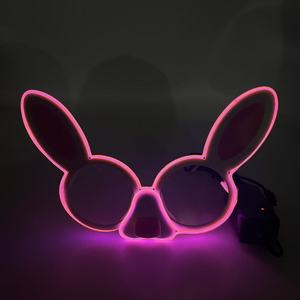 Occhiali LED a Forma di Coniglio per Bambini, Occhiali Luminosi Lampeggianti per Feste e Concerti - Product Image 5