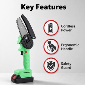 <span class=keywords><strong>Motosierra</strong></span> Eléctrica Profesional para Jardín, Portátil, Inalámbrica, <span class=keywords><strong>a</strong></span> Baterí<span class=keywords><strong>a</strong></span>, <span class=keywords><strong>Mini</strong></span> - Product Image 3