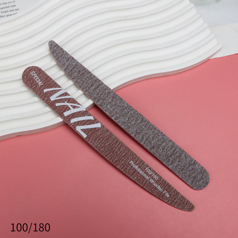 lima sottile rossa zebrata di alta qualità a forma di coltello-100/180
