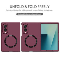 Funda Magnética Plegable para Samsung Galaxy Z Fold 8 Wide 7 6, Compatible con Soporte para Auto, Cámara Elevada, Protección Total a Prueba de Golpes