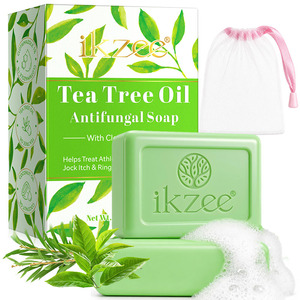สบู่เหลวควบคุมกลิ่นกาย IKZEE ทำความสะอาดผิว ขจัดกลิ่น ช่วยเพิ่มความชุ่มชื้น ด้วยสารสกัดจากทีทรีออยล์ ป้องกันเชื้อรา สำหรับผู้ที่มีปัญหาเท้าเหม็น กลากเกลื้อน และสิว - Product Image 1